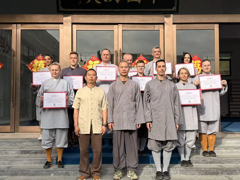 Polish team's seven day experience in Shaolin Zhongwu